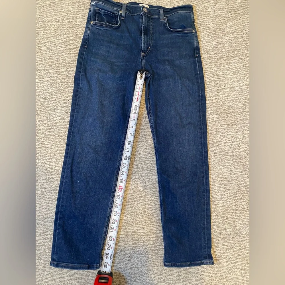 Citizens Of Humanity Medium Wash Isola Straight Leg Ankle Jeans Size 28
